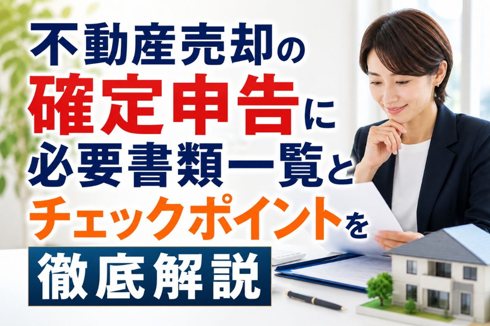 不動産売却の確定申告に必要書類一覧とチェックポイントを徹底解説の画像