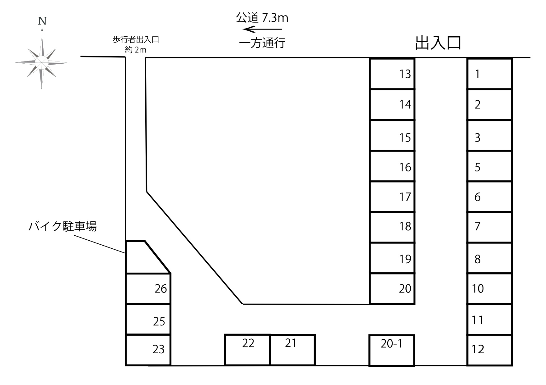 名古屋市西区鳥見町【鳥見町駐車場】NO,３．１５の募集の画像