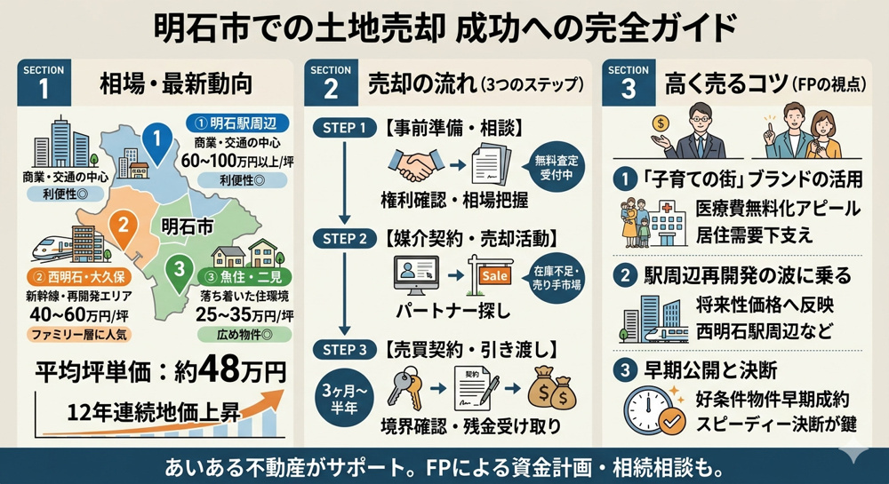 明石市のマンションを高く売る方法｜相場・タイミング・成功のコツを完全解説の画像