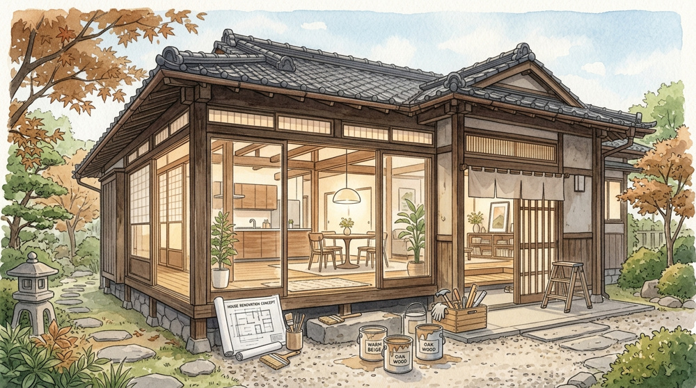 中古住宅を買ってリフォーム。その前に知っておきたい費用と段取りの話の画像