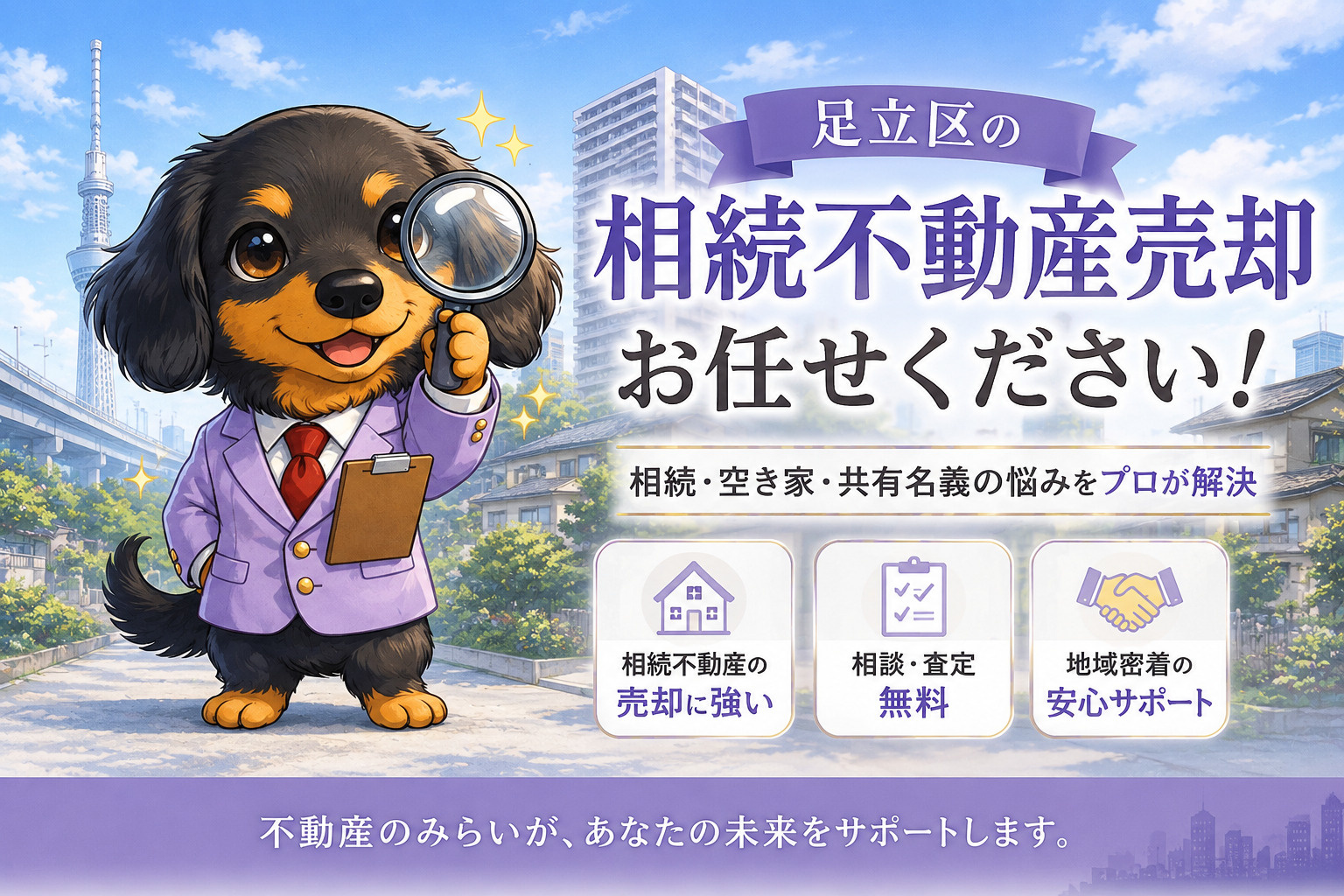 【足立区 相続不動産売却】失敗しない進め方｜相続・空き家・共有名義もプロが徹底解説｜不動産のみらいの画像