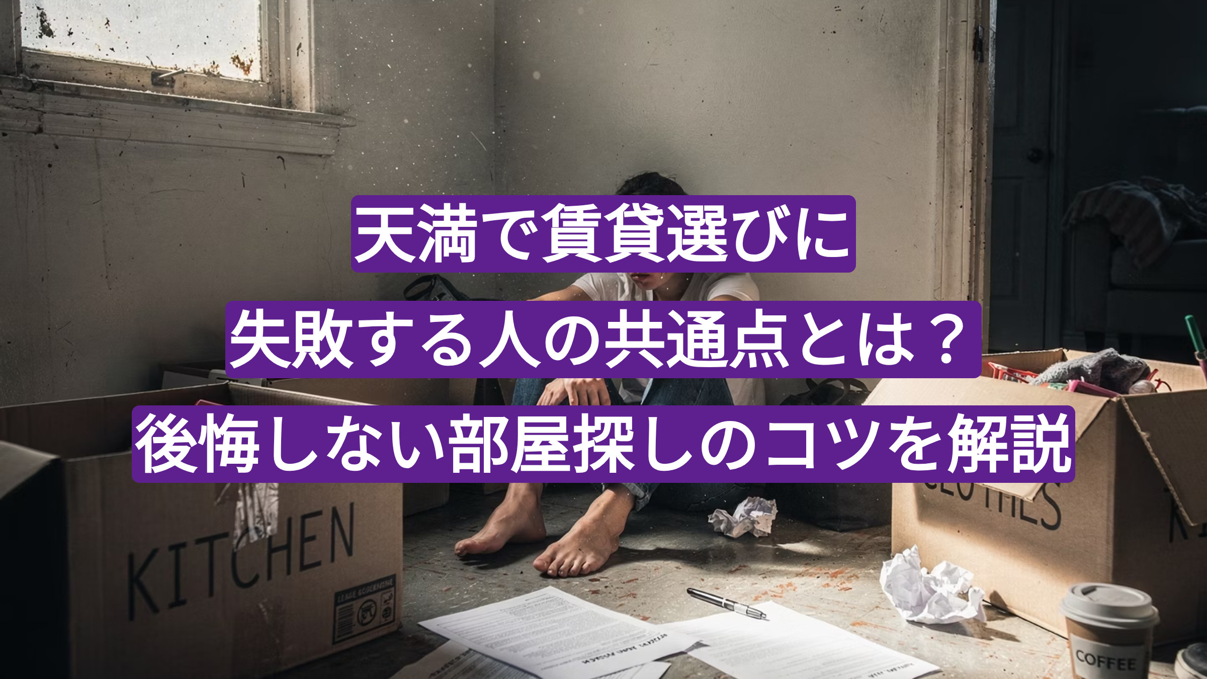 天満で賃貸選びに失敗する人の共通点とは？後悔しない部屋探しのコツを解説の画像