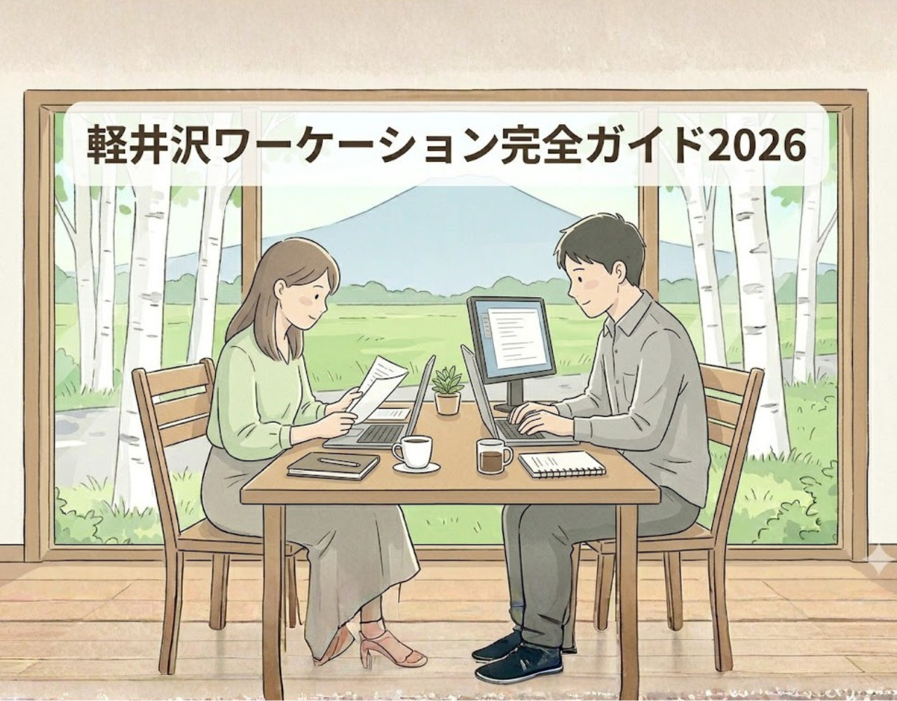 軽井沢ワーケーション完全ガイド2026｜費用・環境・滞在先まで徹底解説の画像
