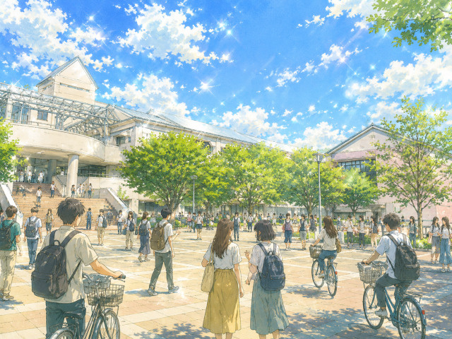 平城駅エリアの奈良大学生向け賃貸ライフスタイルイメージ画像