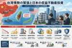 台湾情勢の緊張は日本の収益不動産市場にどう影響するのか？ 投資家が今考えるべきポイントの画像