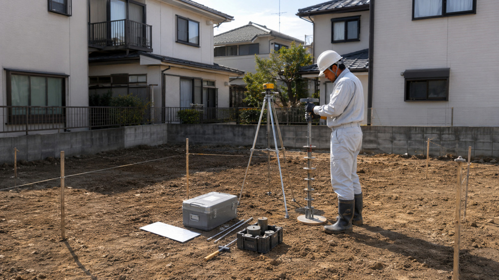 地盤調査とは？家を建てる前に必要な理由・調査方法まとめの画像