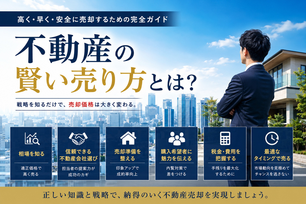 不動産の賢い売り方とは？の画像