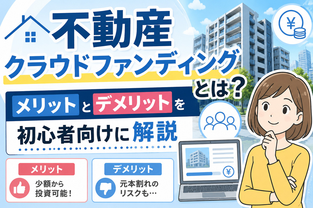 不動産クラウドファンディングとは？メリットとデメリットを初心者向けに解説の画像