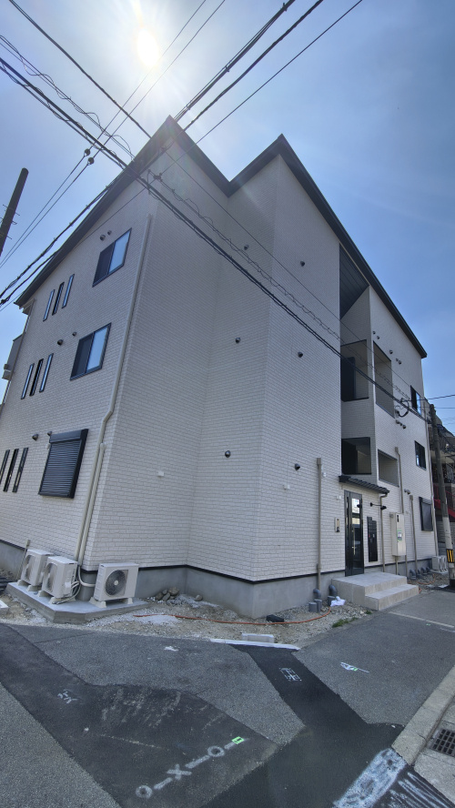 【平野駅徒歩11分】平野区流町4丁目1LDK♪2026年5月新築・敷金なし・40㎡・インターネット無料・モニタ付オートロックの新築マンションの画像