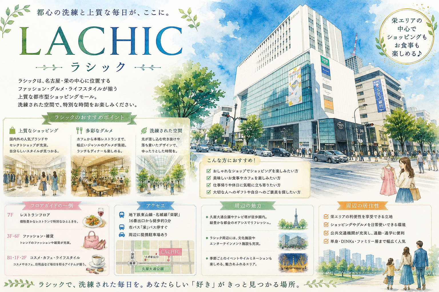 名古屋のランドマーク紹介「ラシック:LACHIC」の画像