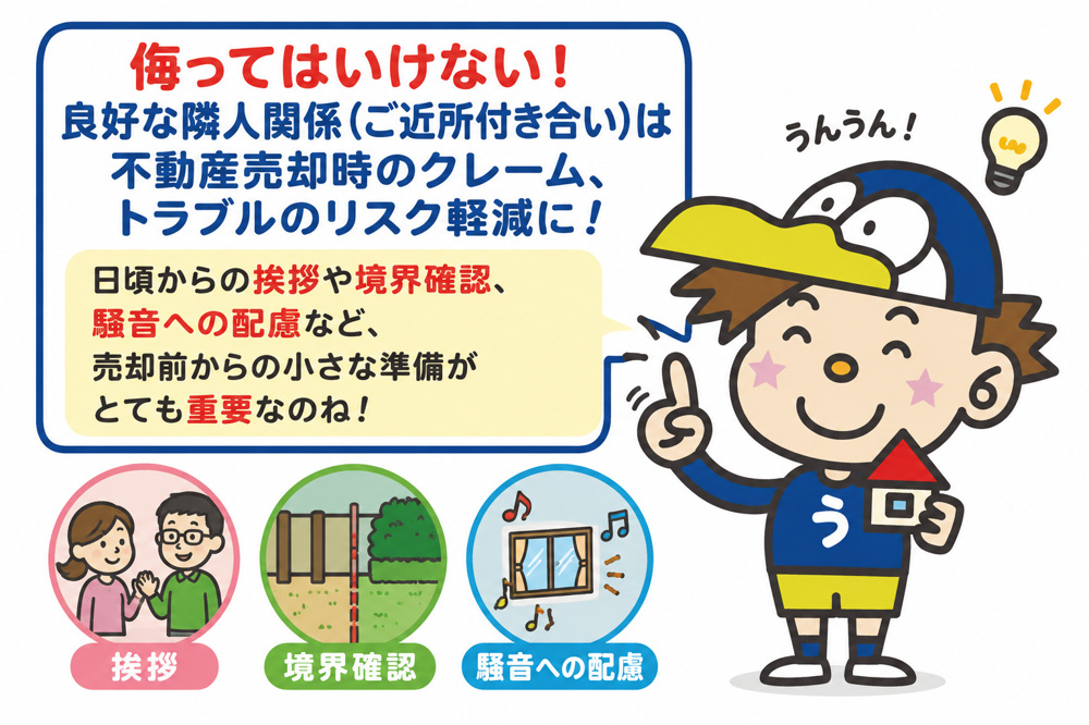 隣人売却で人間関係悪化を防ぐには？近隣トラブルを避ける方法を解説の画像