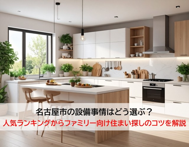 名古屋市の設備事情はどう選ぶ？人気ランキングからファミリー向け住まい探しのコツを解説の画像