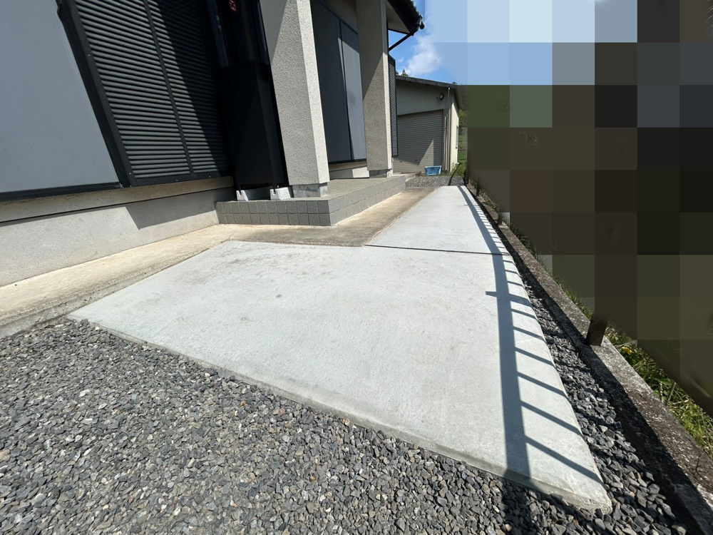 スロープ施工の画像