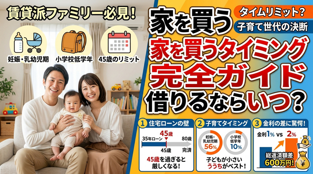 家を買うタイミング完全ガイド【高崎不動産情報ライブラリー】の画像