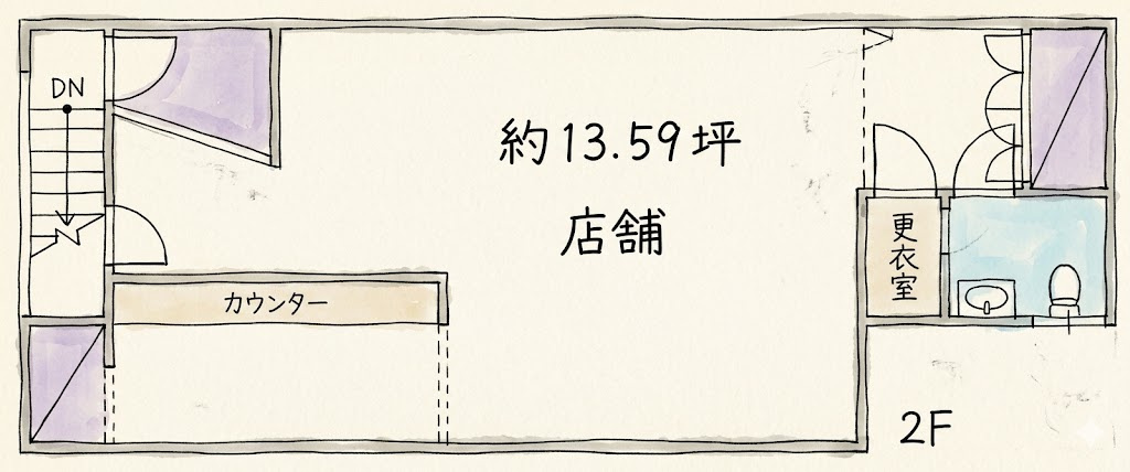 【賃貸・テナント募集】ベル・ドベルビル　2階／25万円（税別）／京阪電鉄京阪本線「祇園四条」駅　徒歩約7分！京都の観光動線に位置する好立地の画像