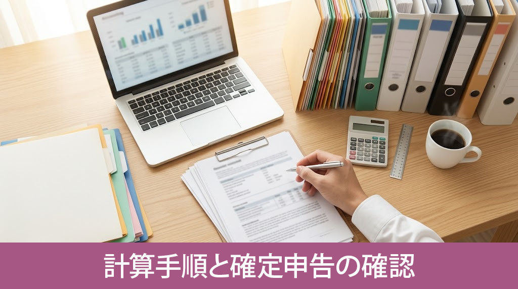 減価償却費の計算手順と確定申告の確認