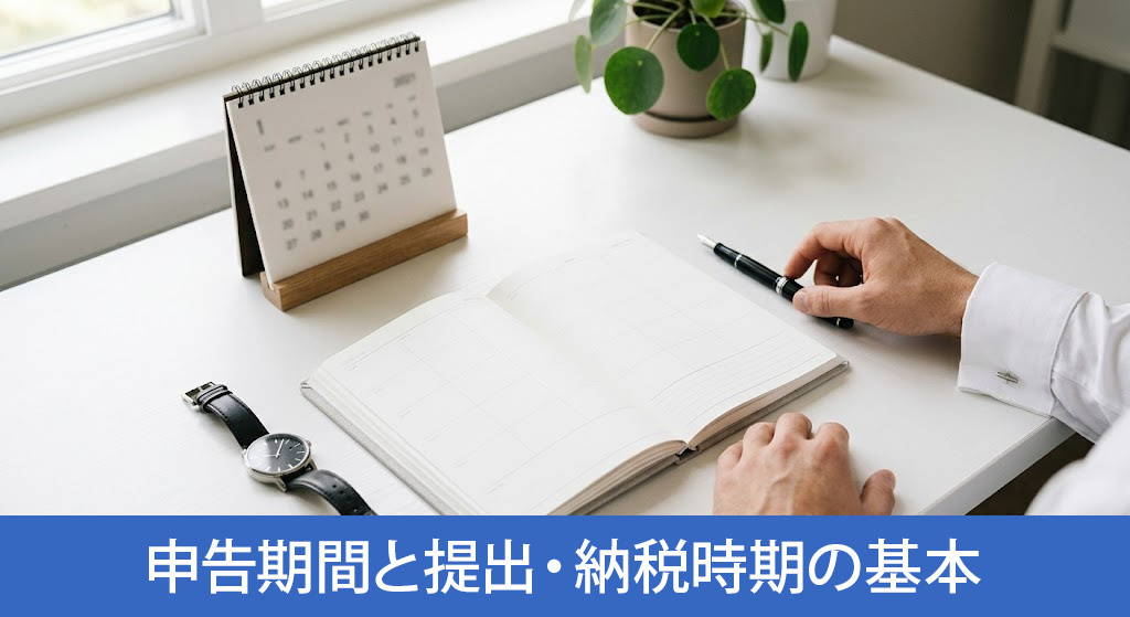 確定申告の申告期間と提出・納税時期の基本