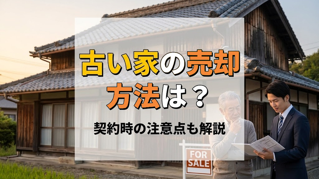 古い家の売却方法は？契約時の注意点も解説の画像