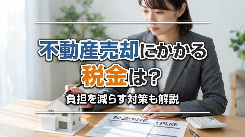 不動産売却にかかる税金は？負担を減らす対策も解説の画像