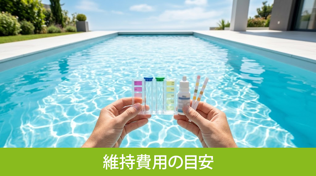 プールの設置後に発生する維持費用の目安