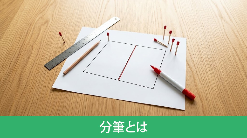 分筆とは