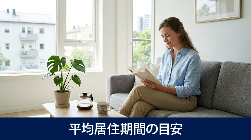 賃貸物件における平均居住期間の目安