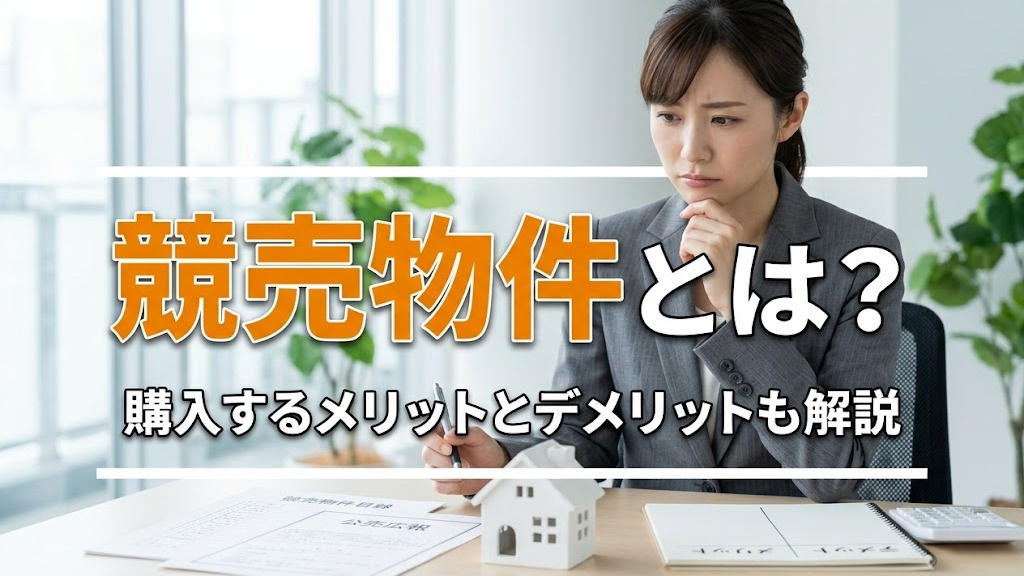 競売物件とは？購入するメリットとデメリットも解説の画像