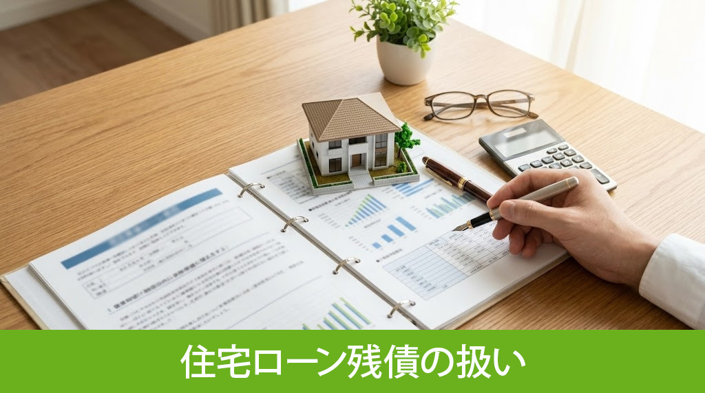 相続財産の対象となる住宅ローン残債の扱い