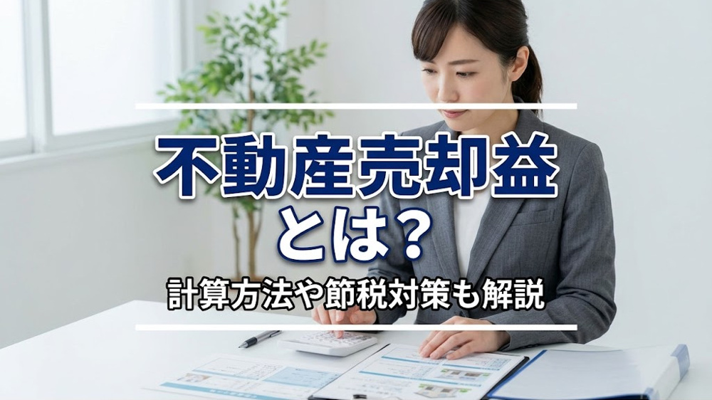 不動産売却益とは？計算方法や節税対策も解説の画像