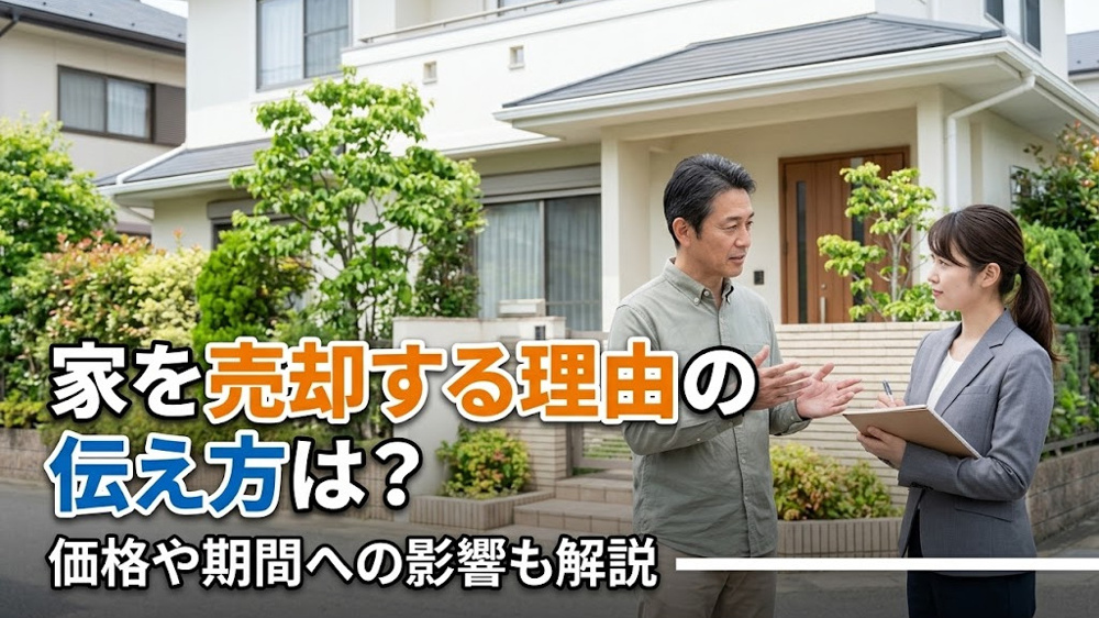 家を売却する理由の伝え方は？価格や期間への影響も解説の画像