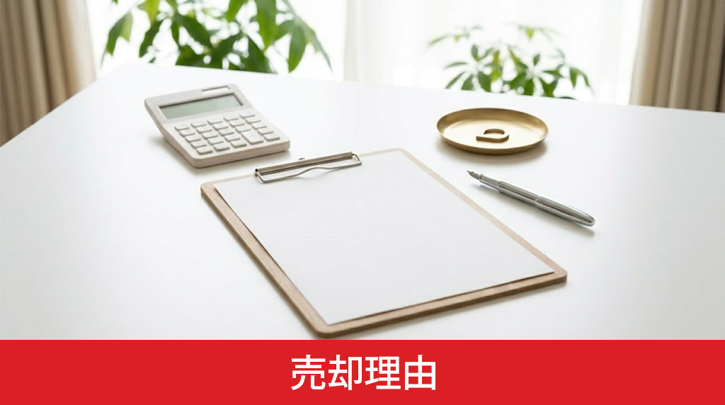 代表的な売却理由