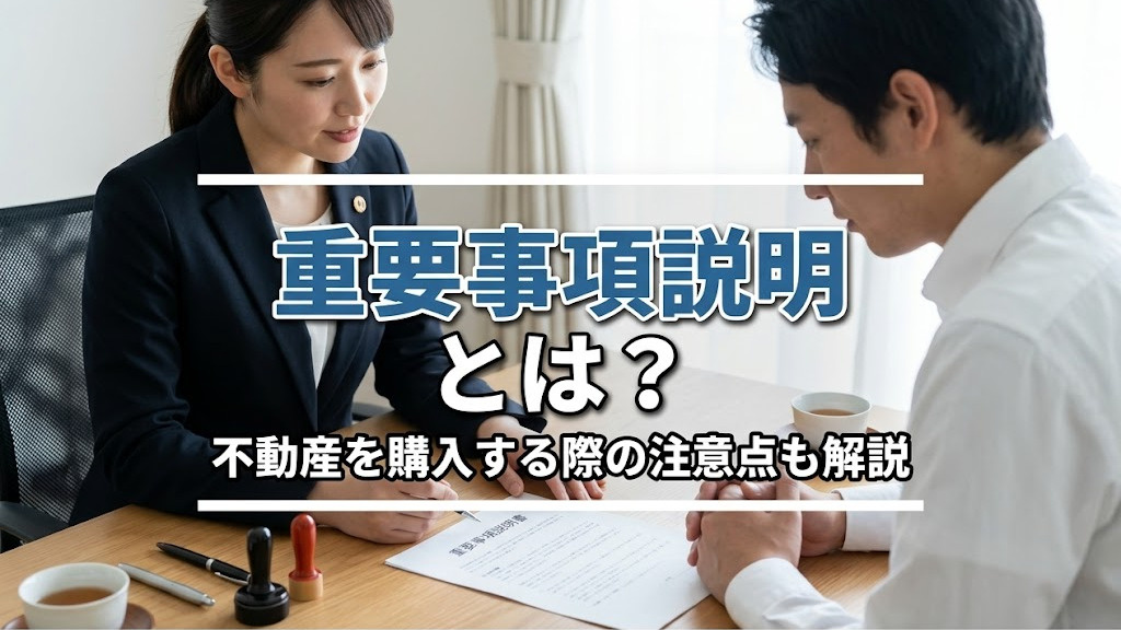 重要事項説明とは？不動産を購入する際の注意点も解説の画像