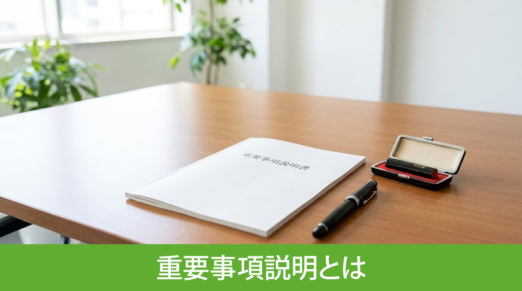 重要事項説明とは