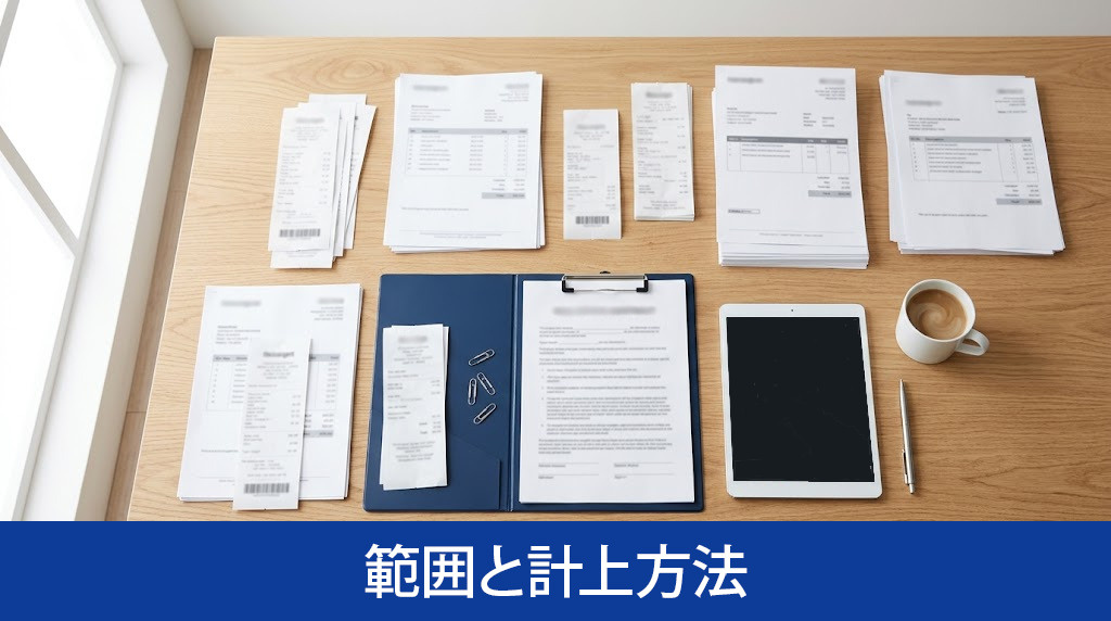 取得費の範囲と計上方法