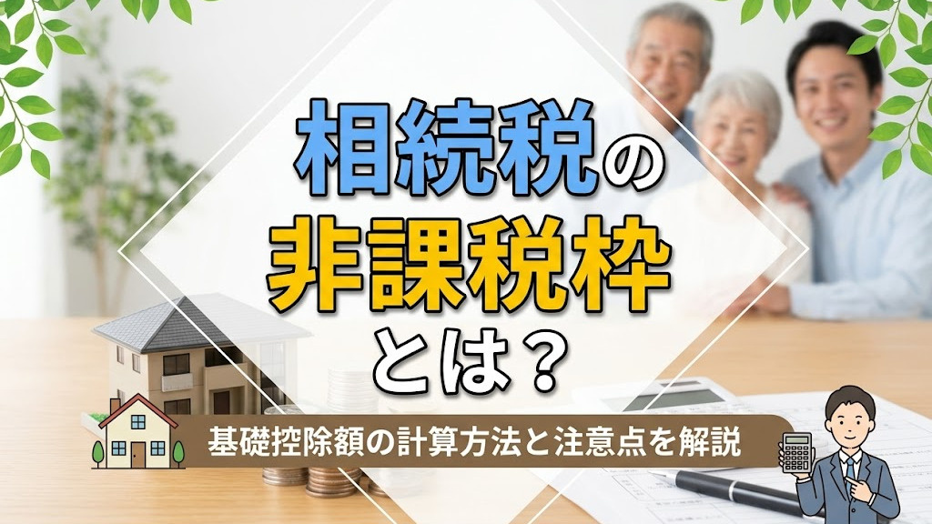 相続税の非課税枠とは？基礎控除額の計算方法と注意点を解説
