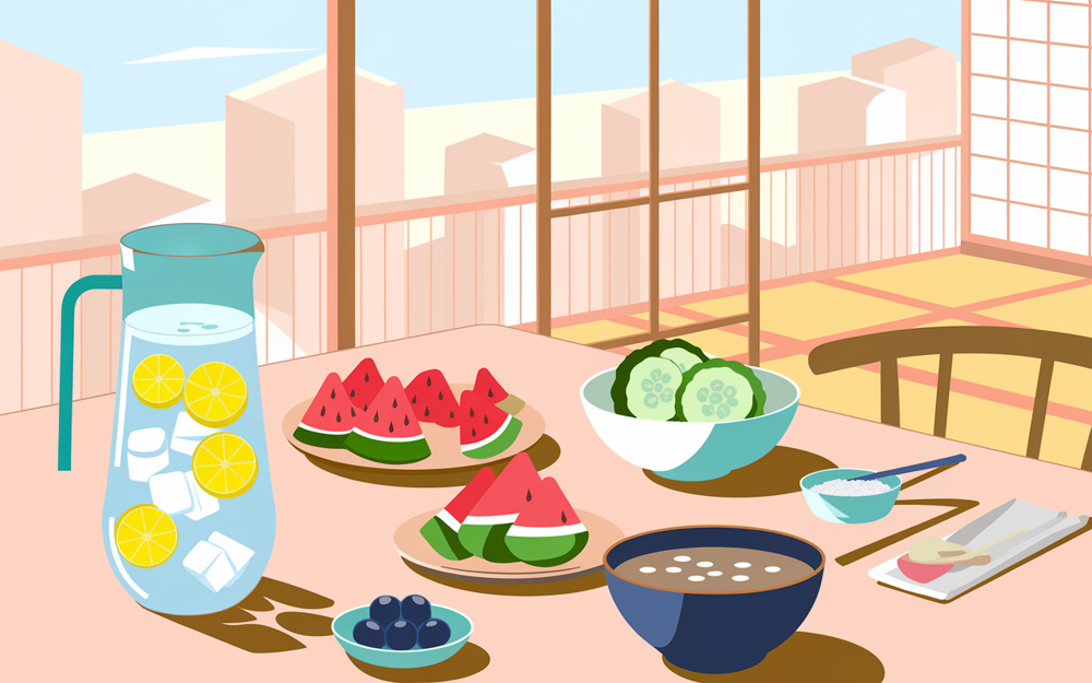 熱中症を食べ物で予防するコツは？毎日の食事でできる熱中症対策を解説の画像