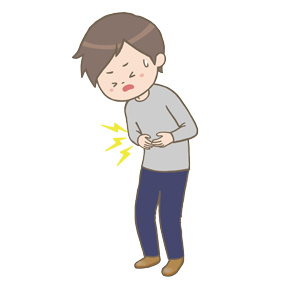突然の腹痛・・・の画像
