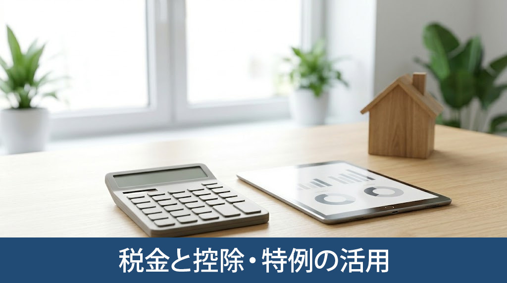 不動産売却益にかかる税金と控除・特例の活用