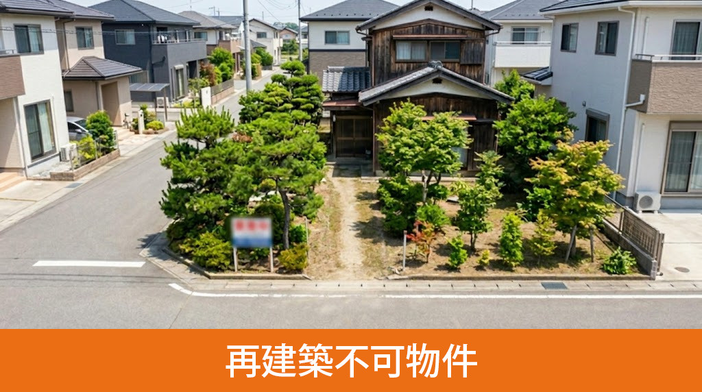 売れにくい再建築不可物件