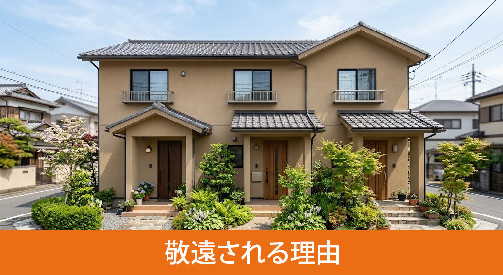 テラスハウスが不動産売却で敬遠される理由