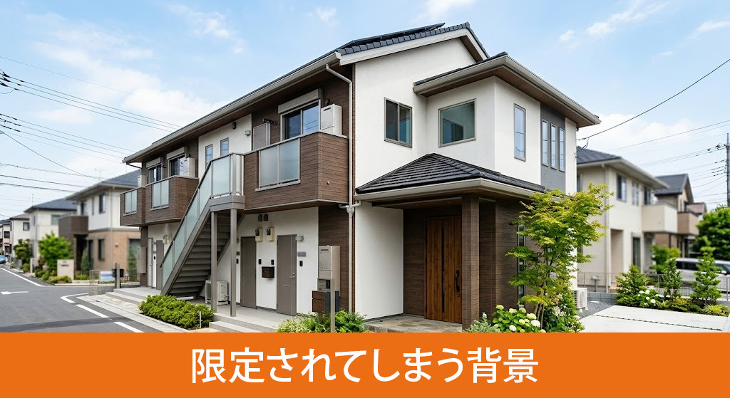 賃貸併用住宅の買い手が限定されてしまう背景
