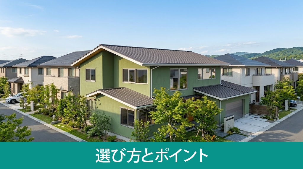 後悔や失敗を防ぐための緑色の外壁の選び方とポイント