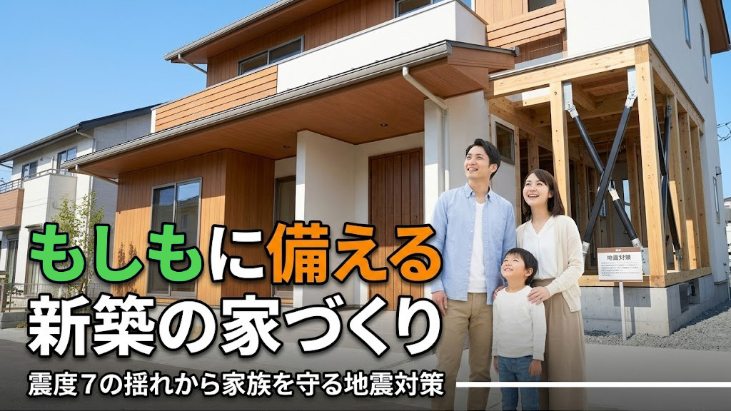 【2026年最新版】もしもに備える新築の家づくり｜震度7の揺れから家族を守る地震対策|福岡県版|建売ナビの画像