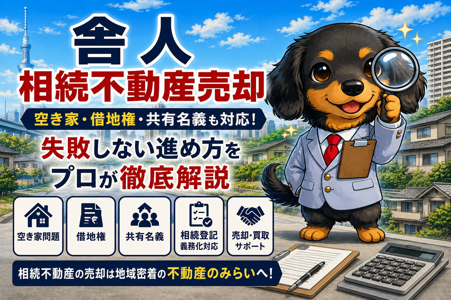 【舎人 相続不動産売却】空き家・借地権・共有名義も対応｜相続登記義務化時代の失敗しない進め方｜不動産のみらいの画像