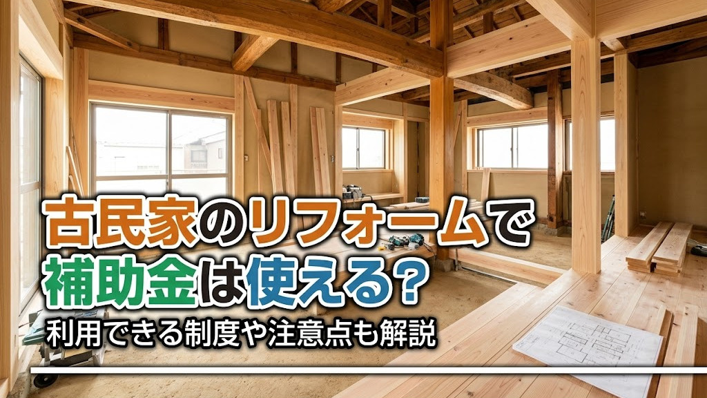 古民家のリフォームで補助金は使える？利用できる制度や注意点も解説