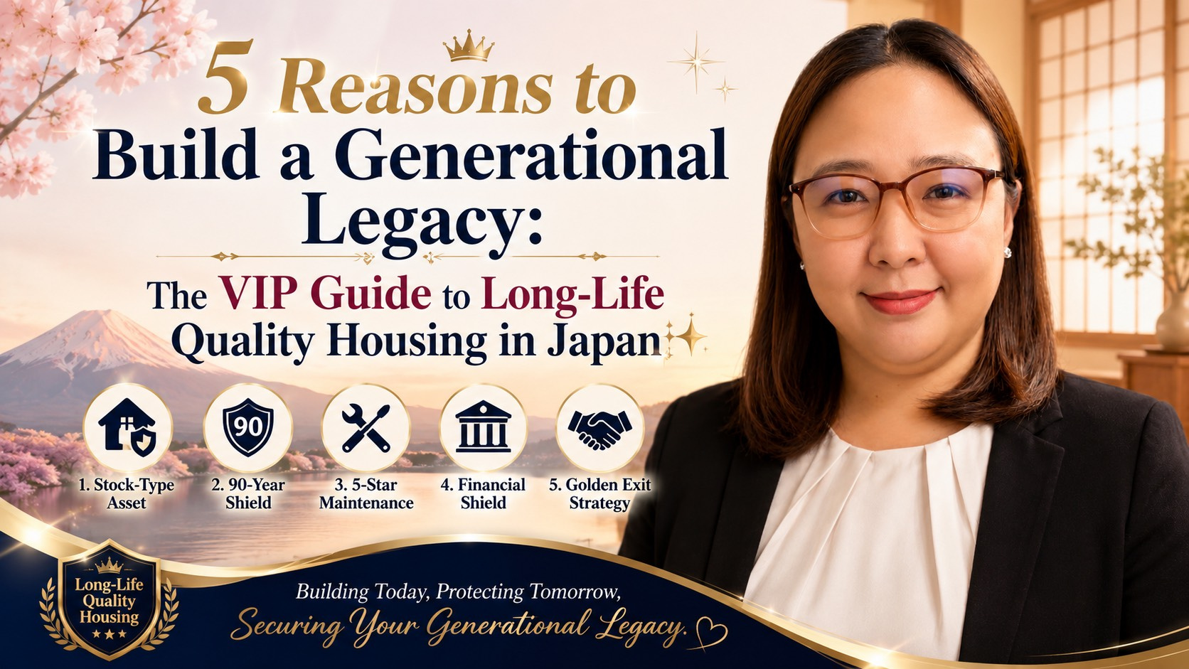 (August 16, 2026) 5 Reasons to Build a Generational Legacy: The VIP Guide to Long-Life Quality Housing in Japan ✨の画像