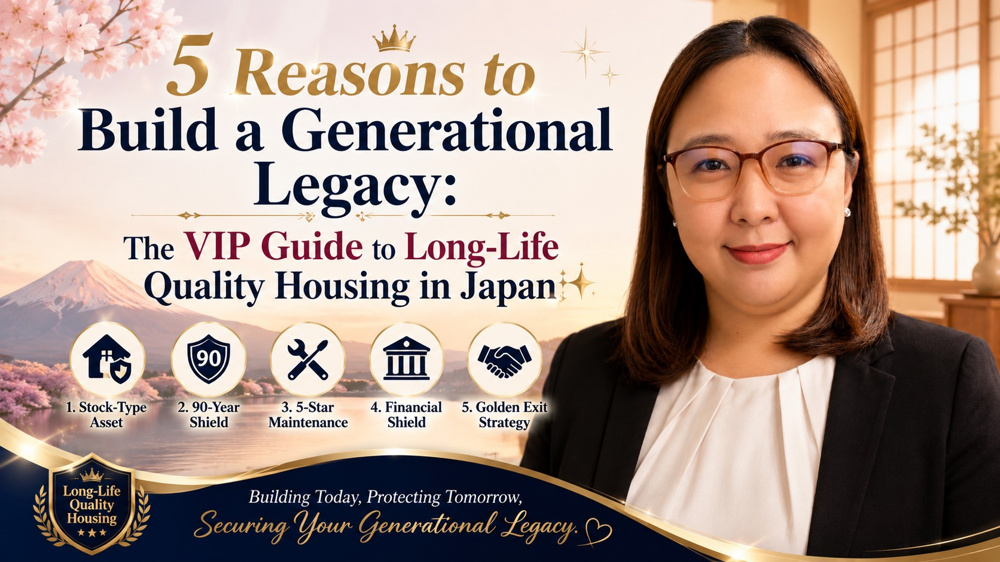 (August 16, 2026) 5 Reasons to Build a Generational Legacy: The VIP Guide to Long-Life Quality Housing in Japan ✨の画像