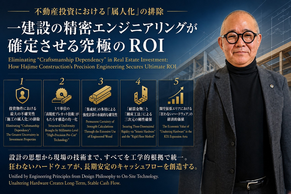 （2026年8月20日）⑰ 不動産投資における「属人化」の排除：一建設の精密エンジニアリングが確定させる究極のROIの画像