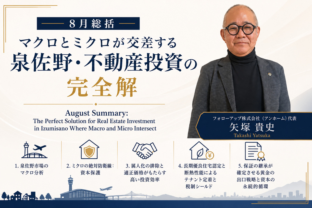 （2026年8月31日）㉒ 8月総括：マクロとミクロが交差する泉佐野・不動産投資の完全解の画像