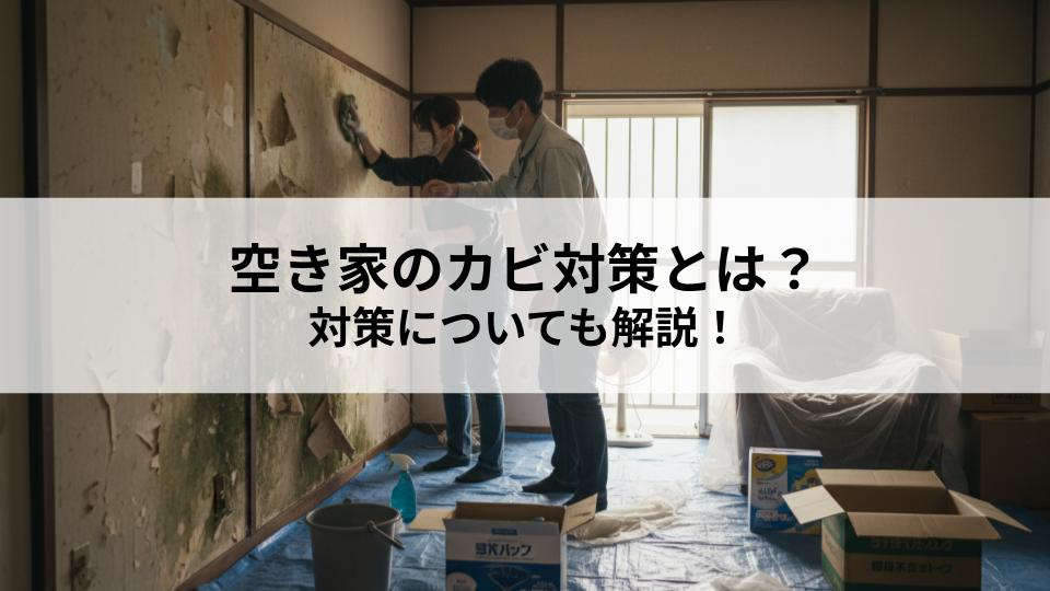 空き家のカビ対策とは？対策についても解説！の画像